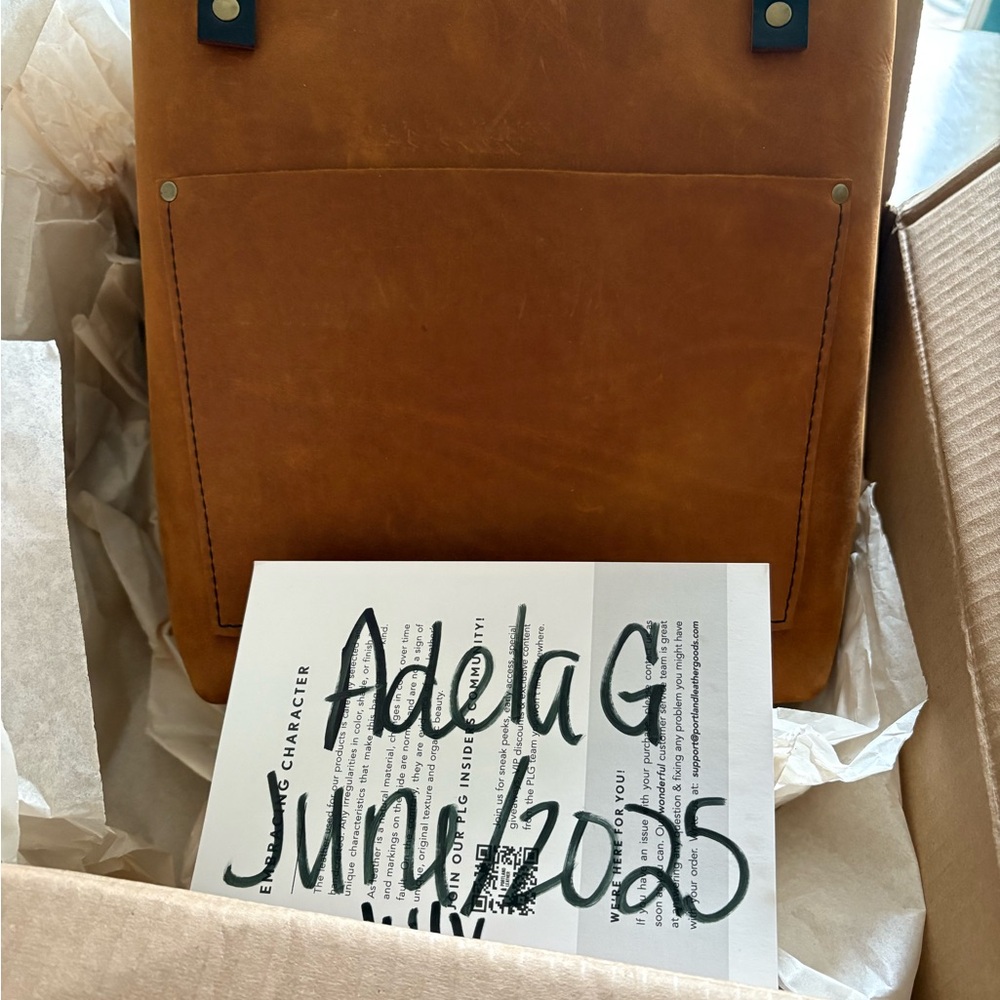 Tan Leather classic Tote